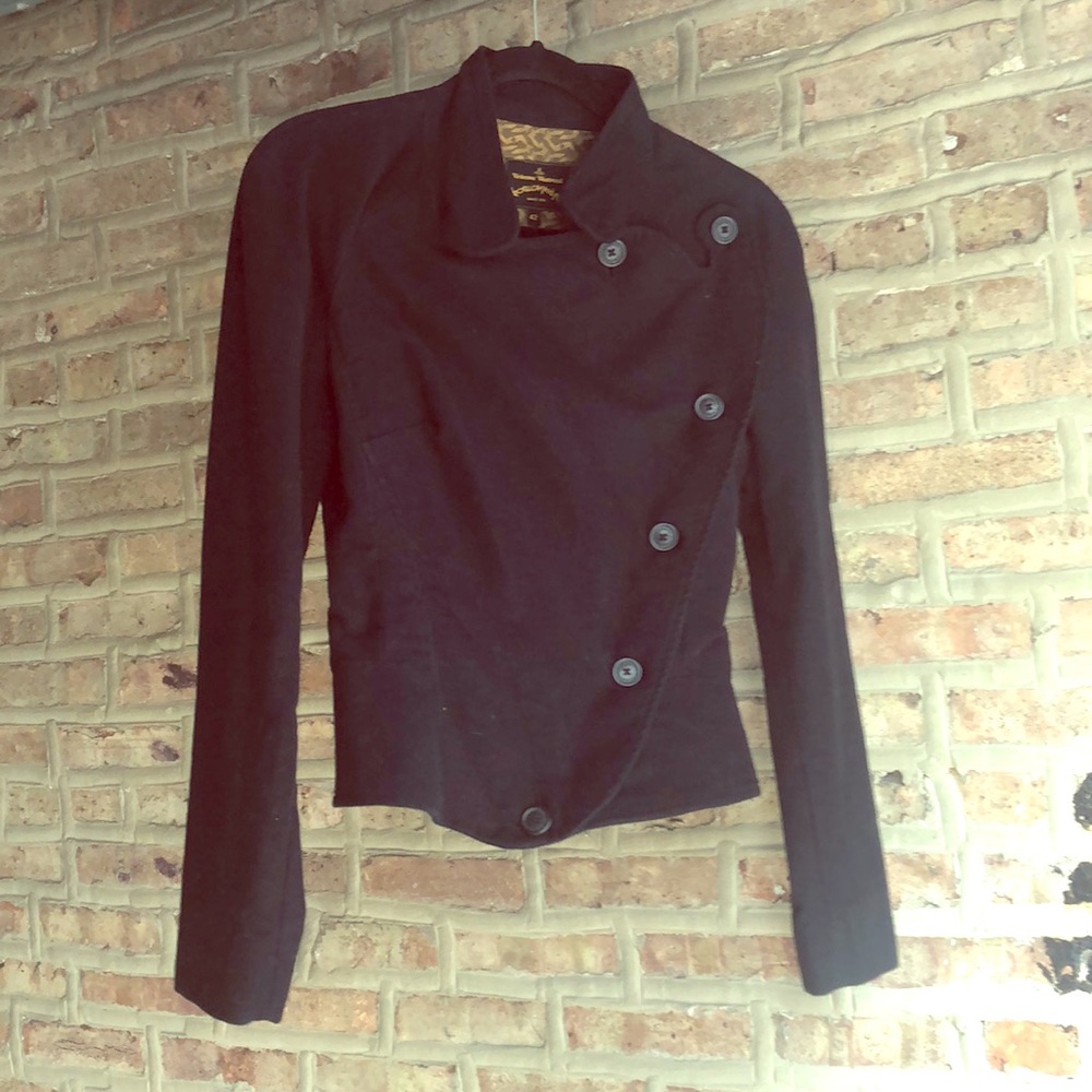 Soft wool Vivienne Westwood cropped blazer.